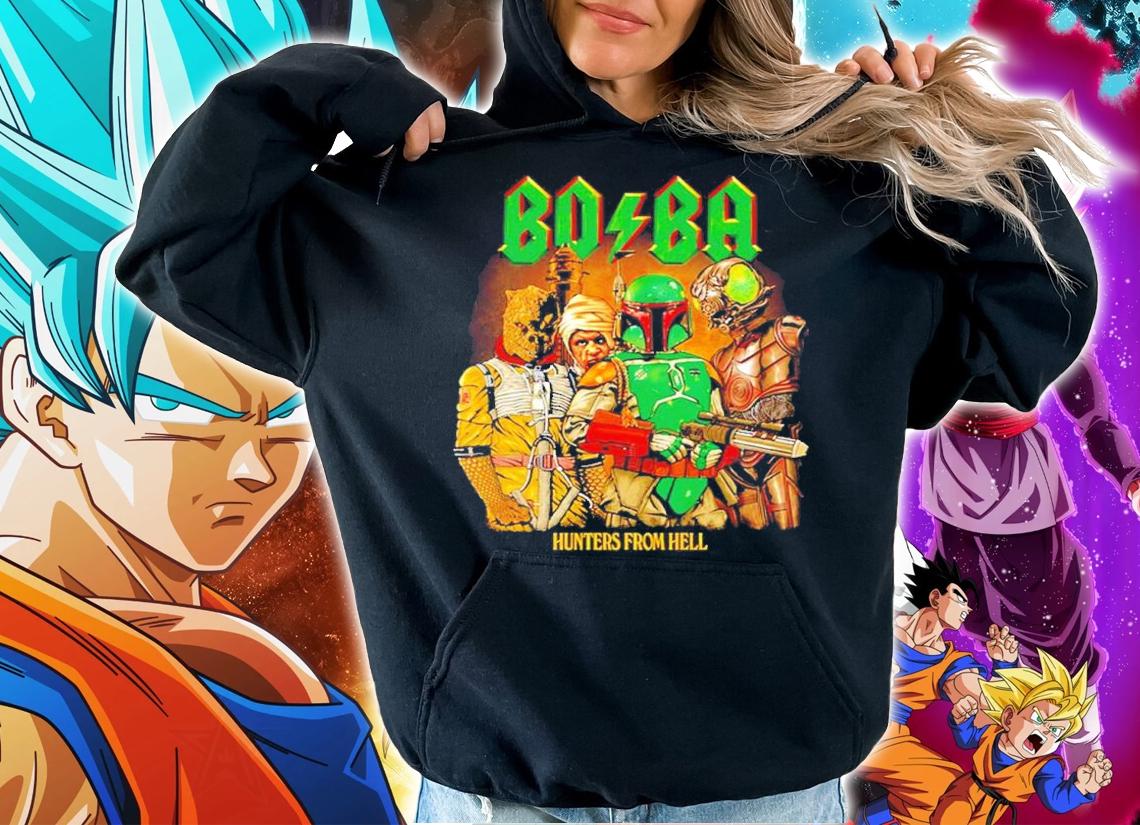 Boba Fett Star Wars Boba Hunters From Hell ACDC t-shirt hoodie