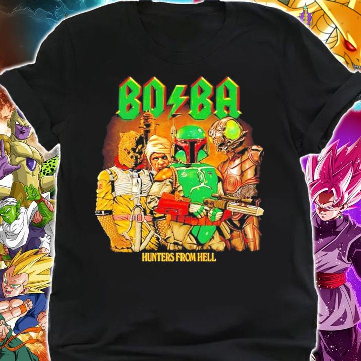 Boba Fett Star Wars Boba Hunters From Hell ACDC t-shirt shirt