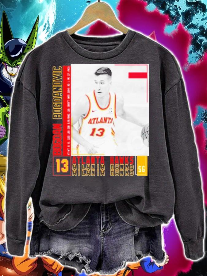 Bogdan Bogdanovic 13 Atlanta Hawks Basketball t-shirt sweatshirt