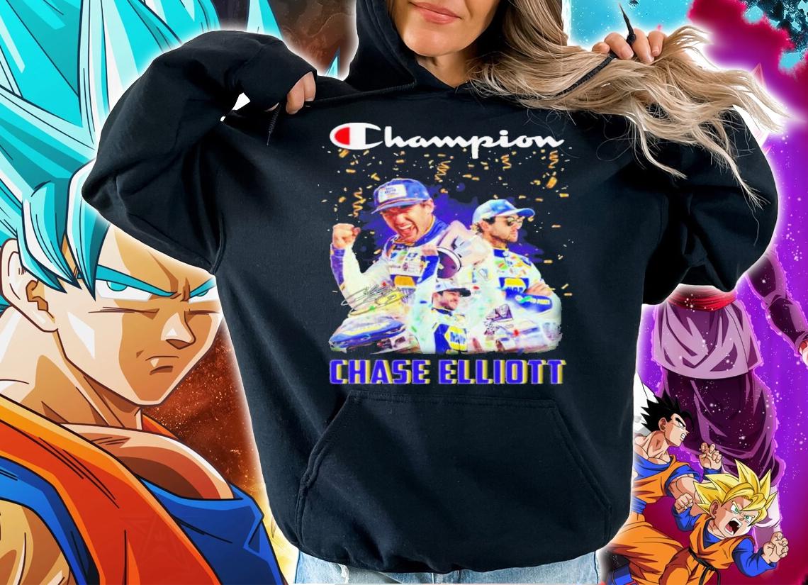 Champion Chase Elliott Signature t-shirt hoodie