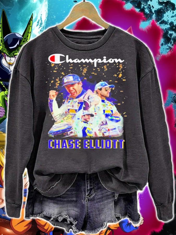 Champion Chase Elliott Signature t-shirt sweatshirt