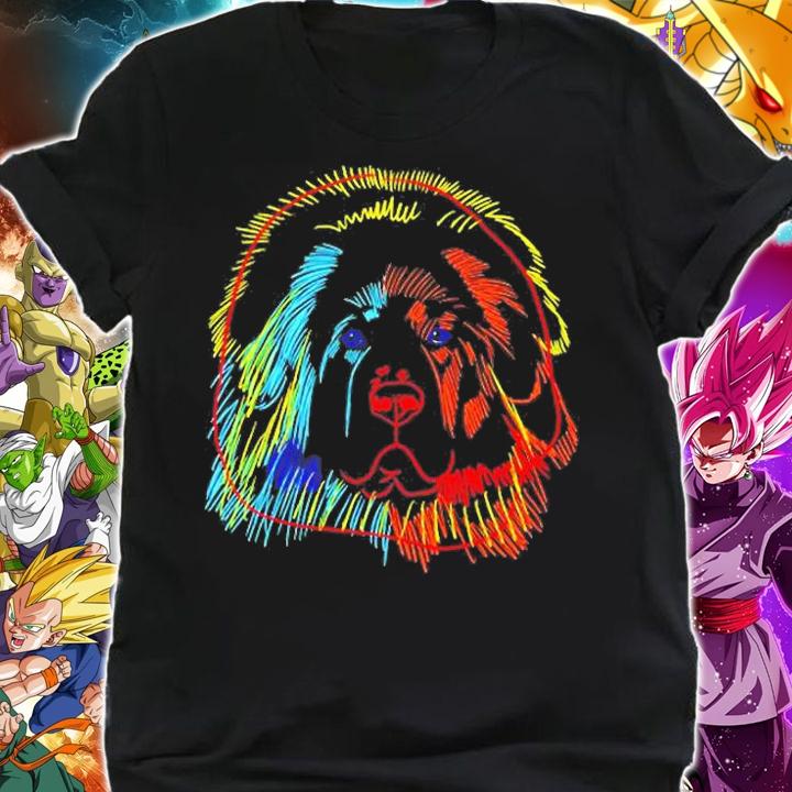 Colorful Tibetan Mastiff Dog Lovers Gift t-shirt shirt
