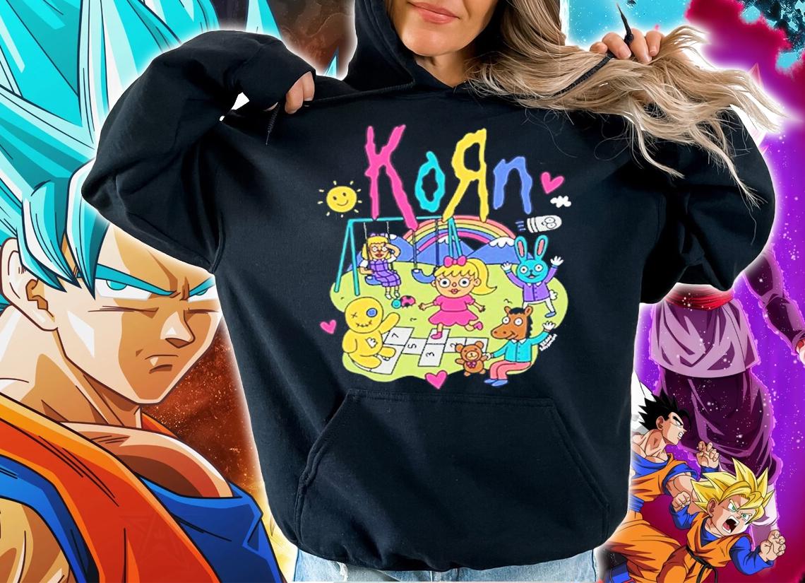 Cute Korn Band Cartoon t-shirt hoodie