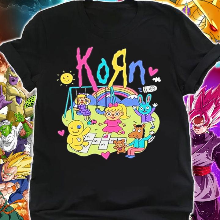 Cute Korn Band Cartoon t-shirt shirt
