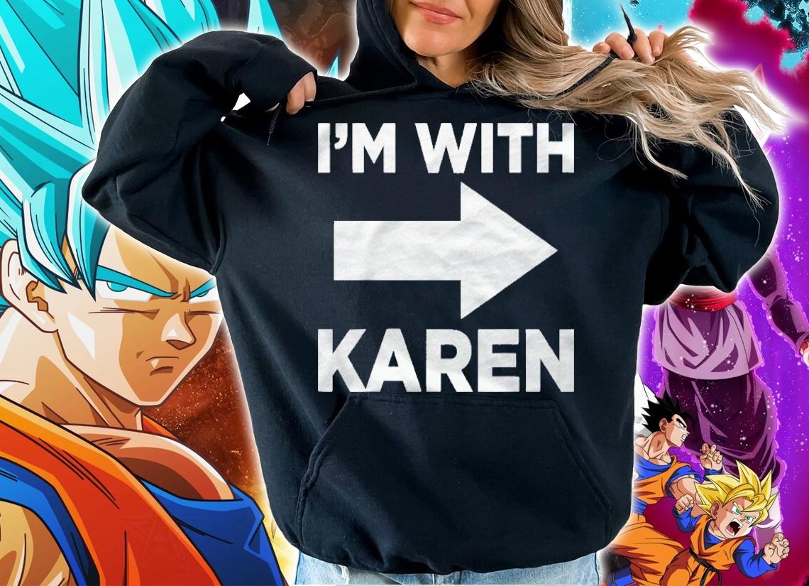 Funny Im With Karen Couples Halloween Costumes Shirt hoodie
