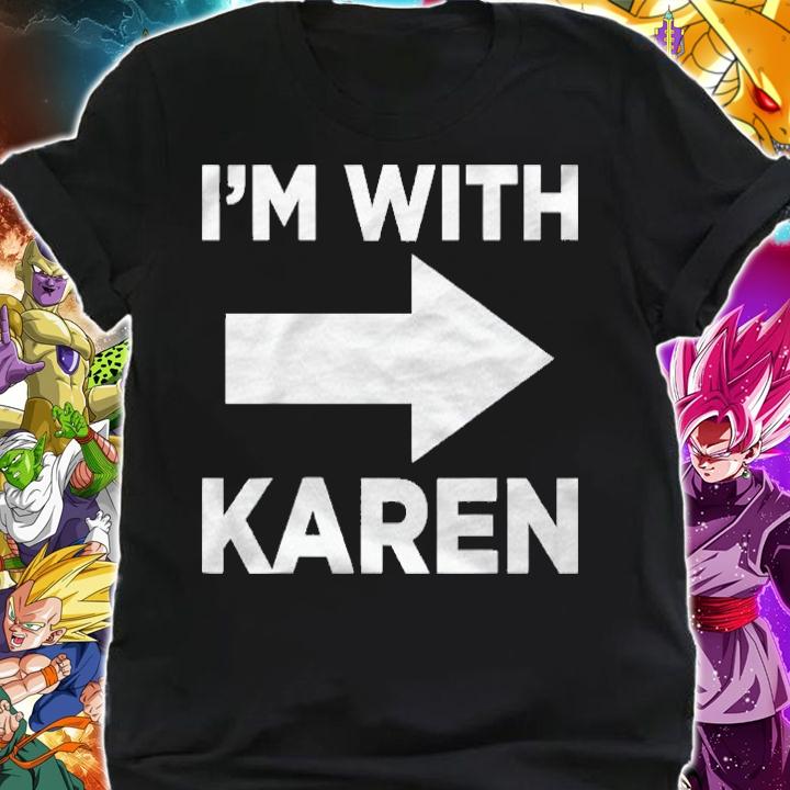 Funny Im With Karen Couples Halloween Costumes Shirt shirt