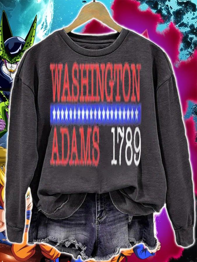 George Washington And John Adams Campaign Design 1789 Ver2 T-shirt sweatshirt