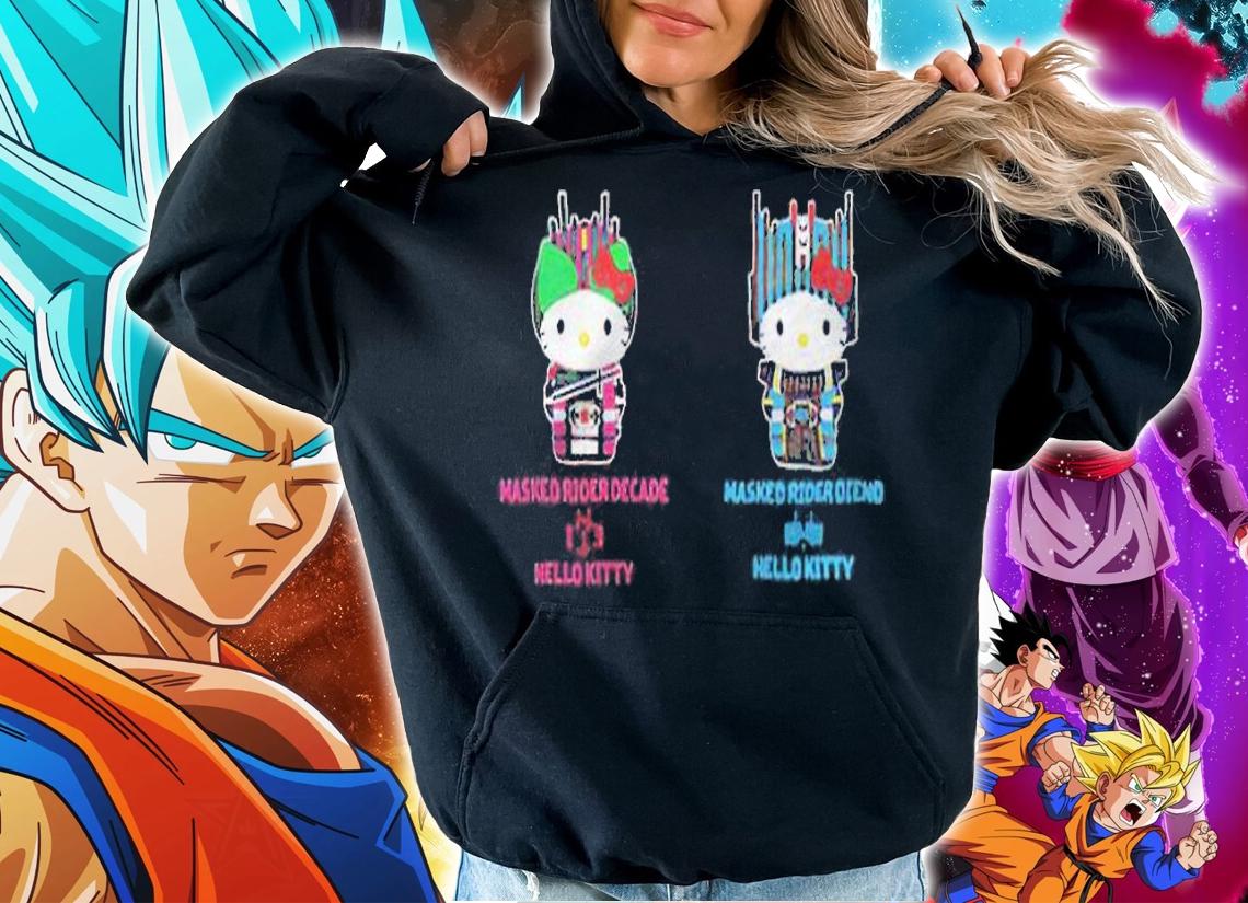 Hello Kitty X Kamen Rider Couple T-shirt hoodie