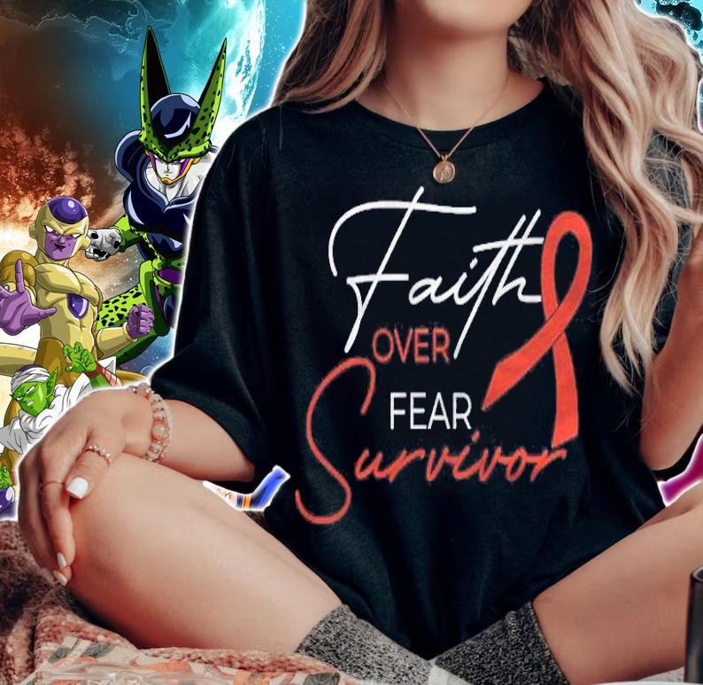 Kidney Cancer Fight Cancer Ribbon T-shirt woman shirt