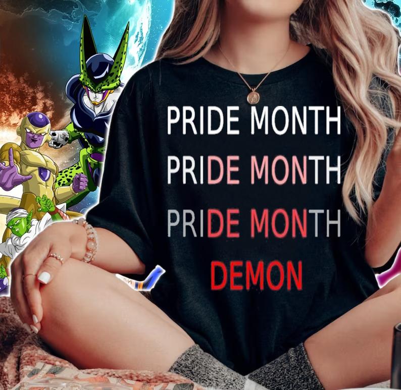 LGBTQ Pride Month Demon Shirt woman shirt