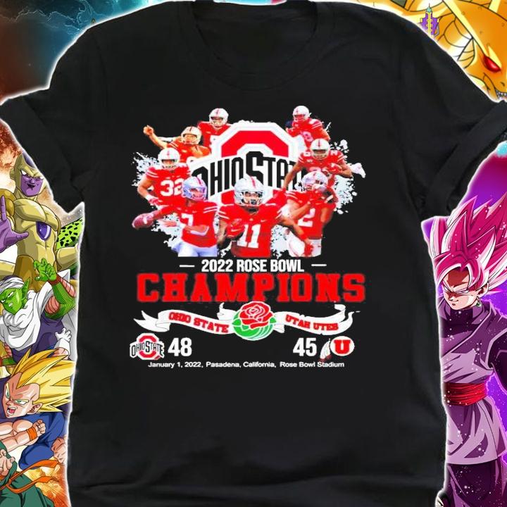 Ohio State Buckeyes 2022 Rose Bowl Champions Ohio State 48 45 Utah Utes t-shirt shirt