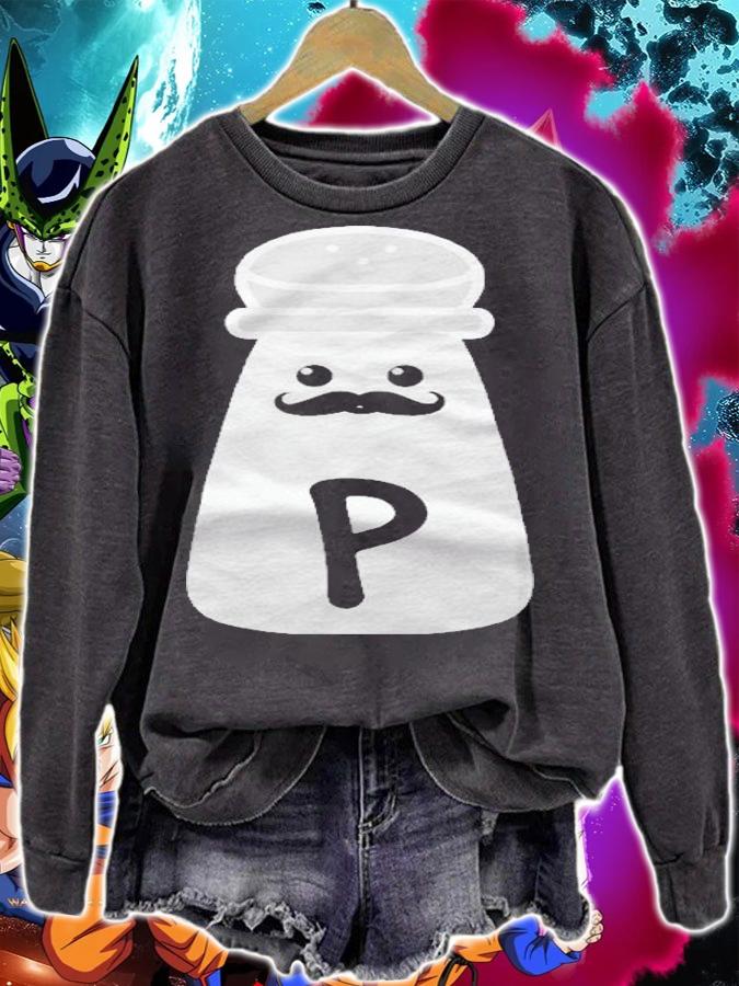 Salt And Pepper Costume Matching Friend Suits Halloween Shirt sweatshirt