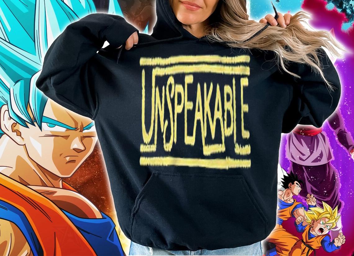 Unspeakable Uk font logo T-shirt hoodie