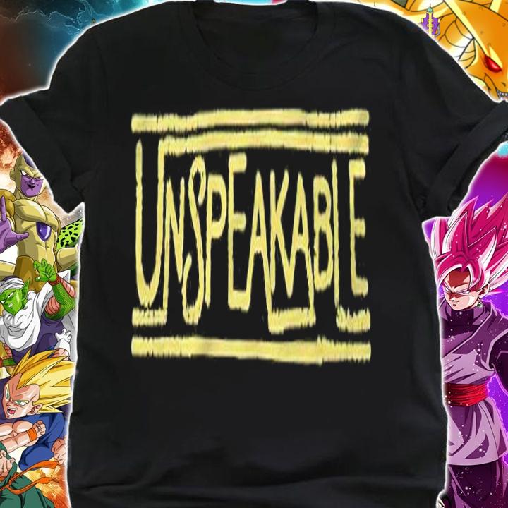 Unspeakable Uk font logo T-shirt shirt