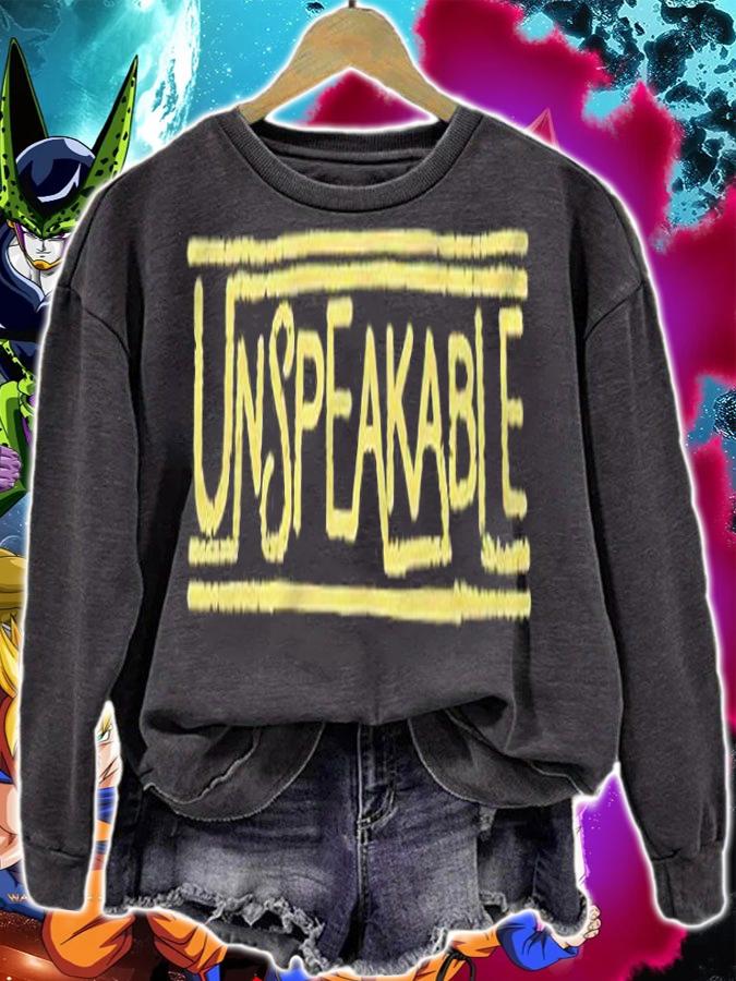 Unspeakable Uk font logo T-shirt sweatshirt