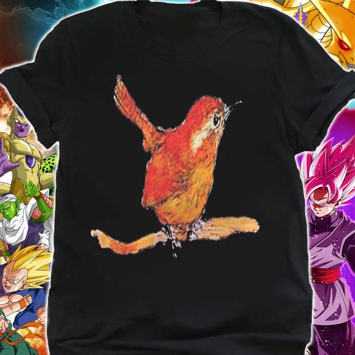 Wren Cute Bird Watercolour Painting Shirt shirt