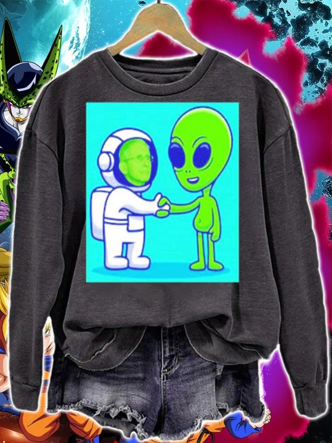 Fauci Alien UFO Funny Shirt sweatshirt