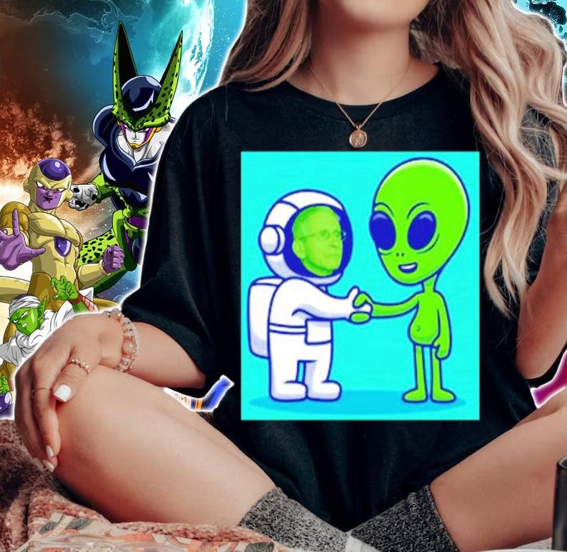 Fauci Alien UFO Funny Shirt woman shirt