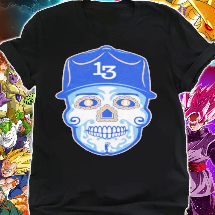 Salvador Prez Sugar Skull Baseball Shirt shirt
