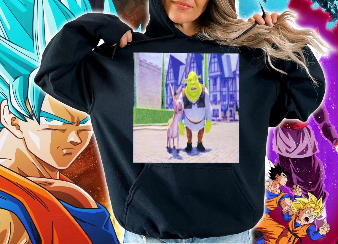 Shrek With Donkey In House Shirt hoodie