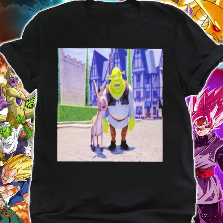 Shrek With Donkey In House Shirt shirt