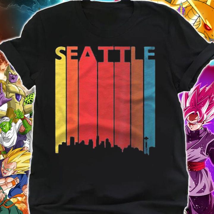 Vintage Seattle Skyline Seattle Vacation Retro Seattle Pride Shirt shirt