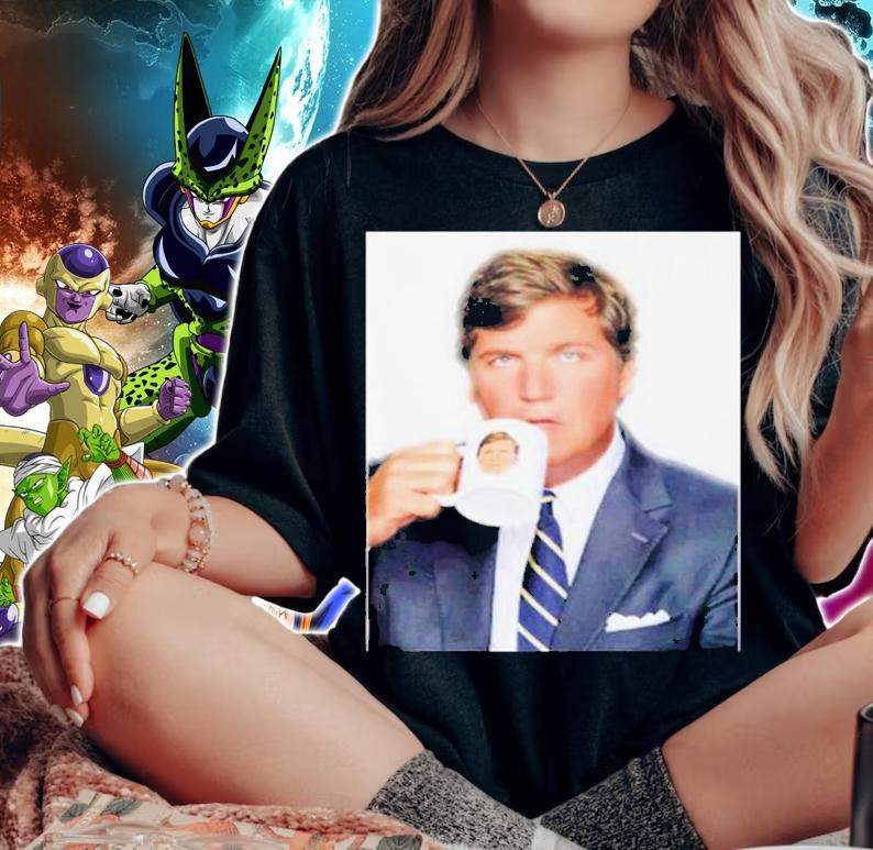 You Can't Cuck The Tuck Tucker Carlson Baffled Face T-Shirt woman shirt