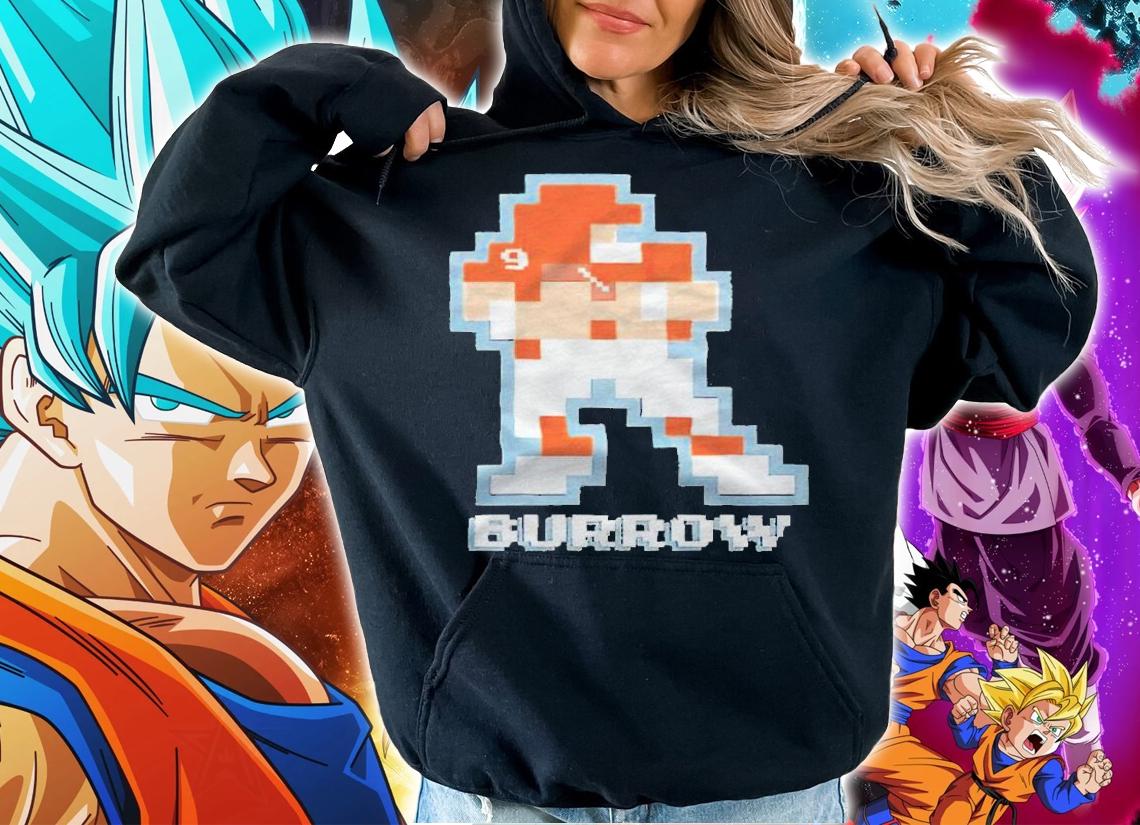 Joe Burrow 8-bit T-shirt hoodie
