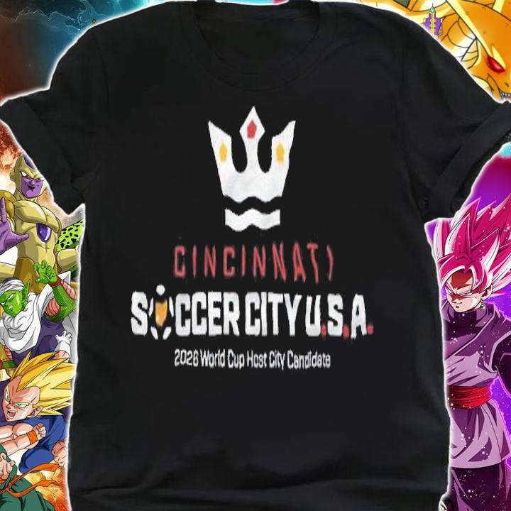 Cincinnati Soccer City USA 2026 World Cup Host City Candidate Shirt shirt