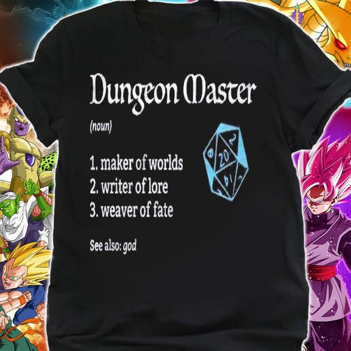 Dungeon And Master (Dm) For Tabletop Dragons Rpg Shirt shirt