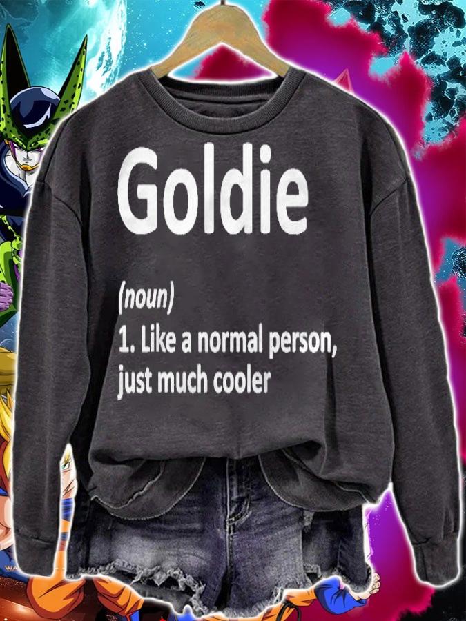 Goldie Definition Personalized Name Funny Birthday Gift Idea Shirt sweatshirt