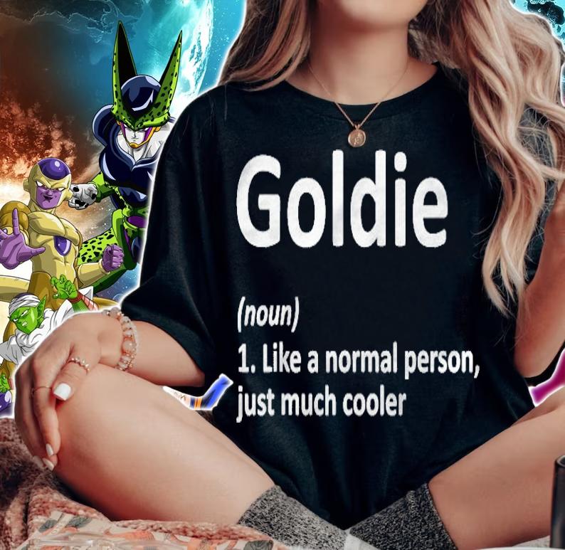 Goldie Definition Personalized Name Funny Birthday Gift Idea Shirt woman shirt
