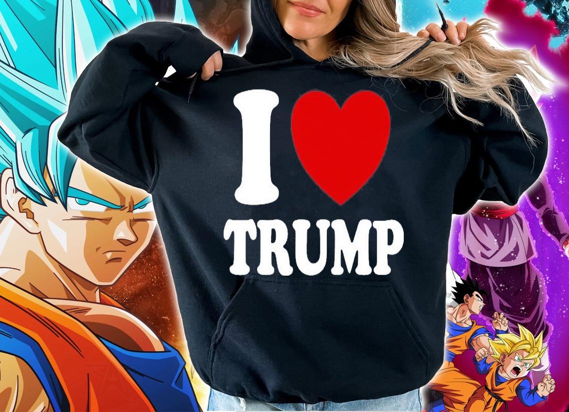 I Love Trump Heart Trump T-Shirt hoodie