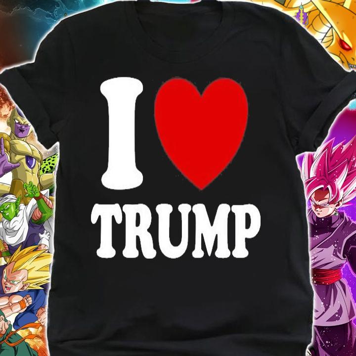 I Love Trump Heart Trump T-Shirt shirt