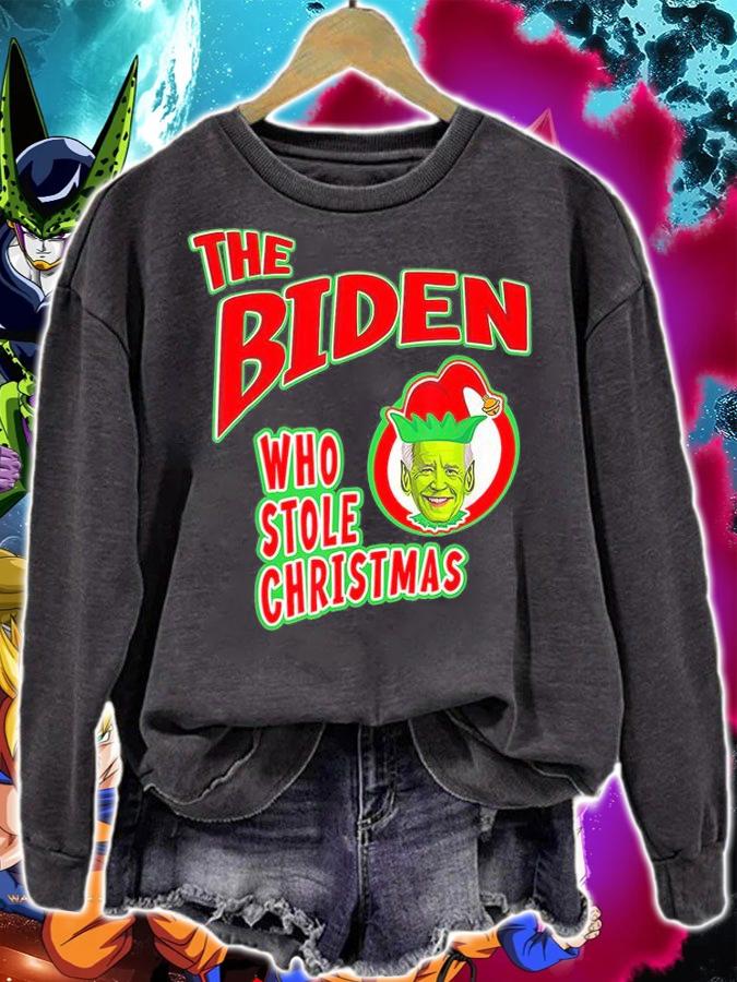 Joe Biden The Grinch The Biden Who Stole Christmas t-shirt sweatshirt