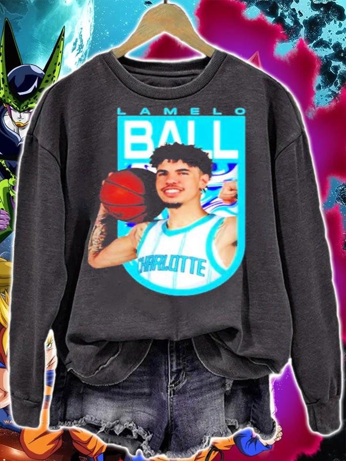 LaMelo Ball Charlotte Hornets Basketball Shirt sweatshirt