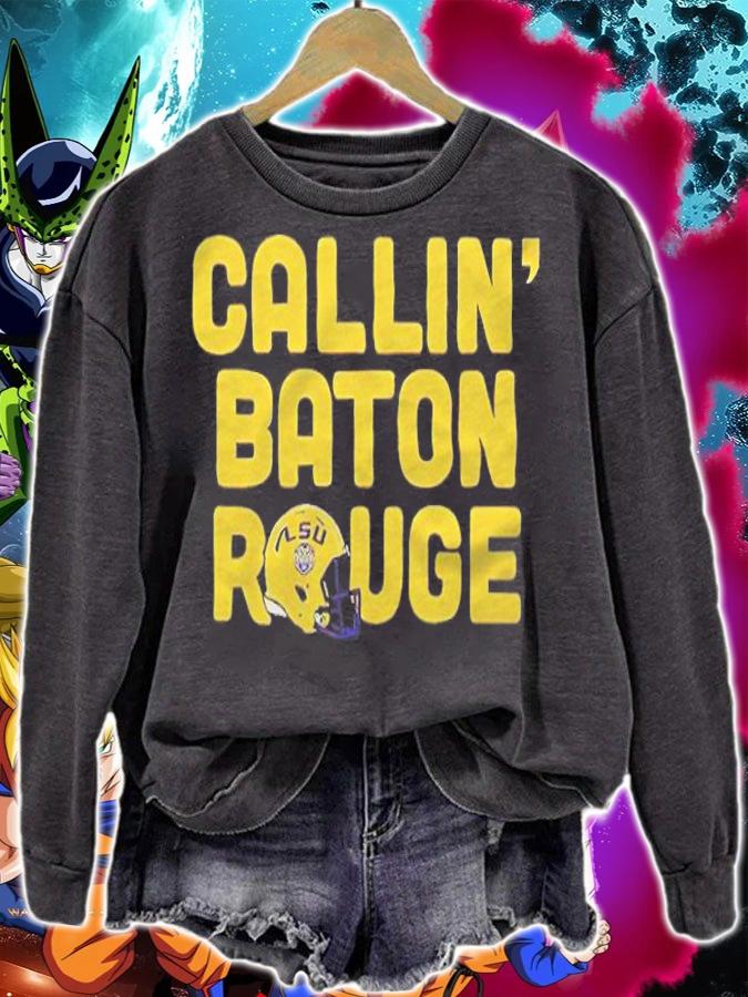 LSU Tigers Callin' Baton Rouge T-shirt sweatshirt