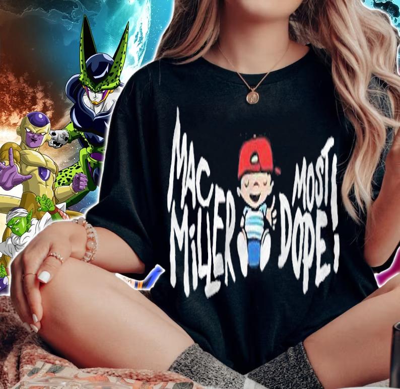 Mac Miller Most Dope thumbs up T-shirt woman shirt