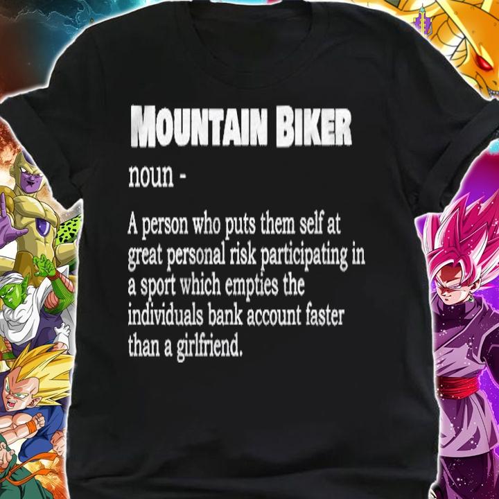 Mountain Biker Noun Funny Definition Essential t-shirt shirt