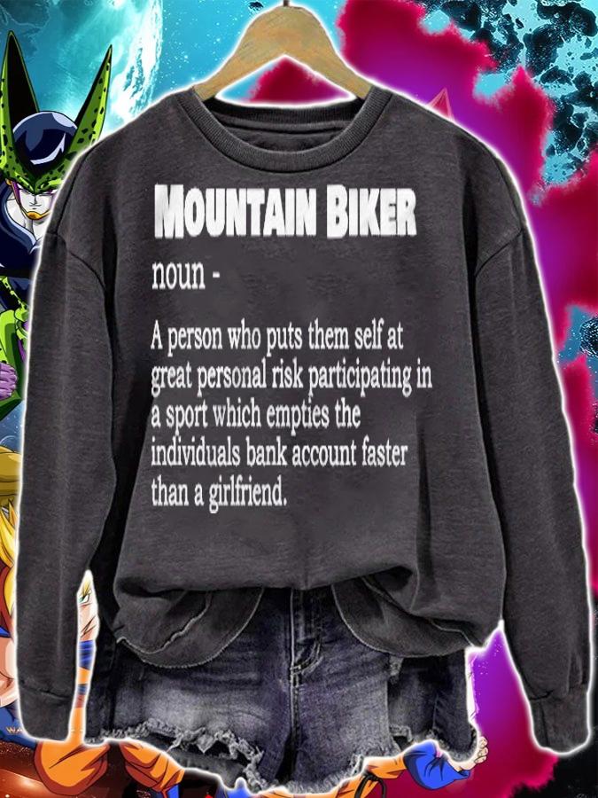 Mountain Biker Noun Funny Definition Essential t-shirt sweatshirt