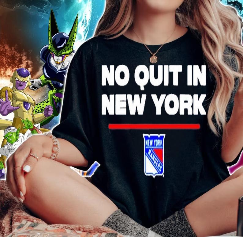No Quit in New York Rangers T-Shirt woman shirt