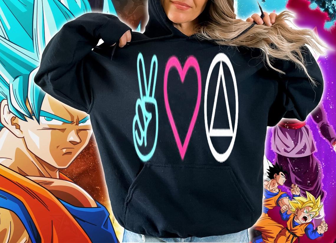 Peace Love AA Symbol Anonymous Gifts T-Shirt hoodie