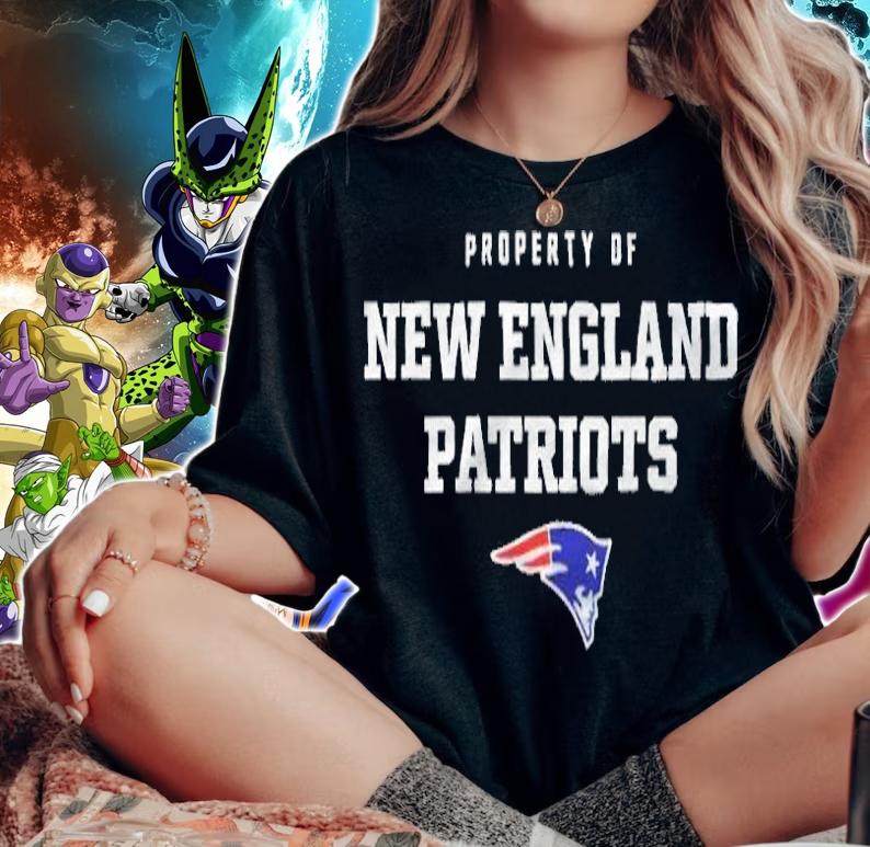 Property of New England Patriots logo T-shirt woman shirt