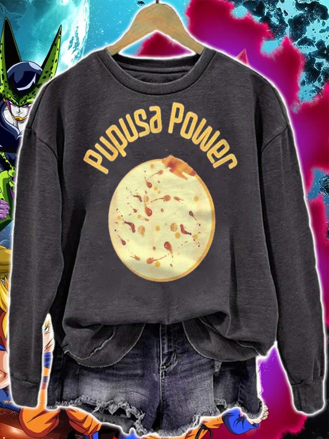 Pupusa Power Salvadorian Food & Culture Hispanic Shirt sweatshirt