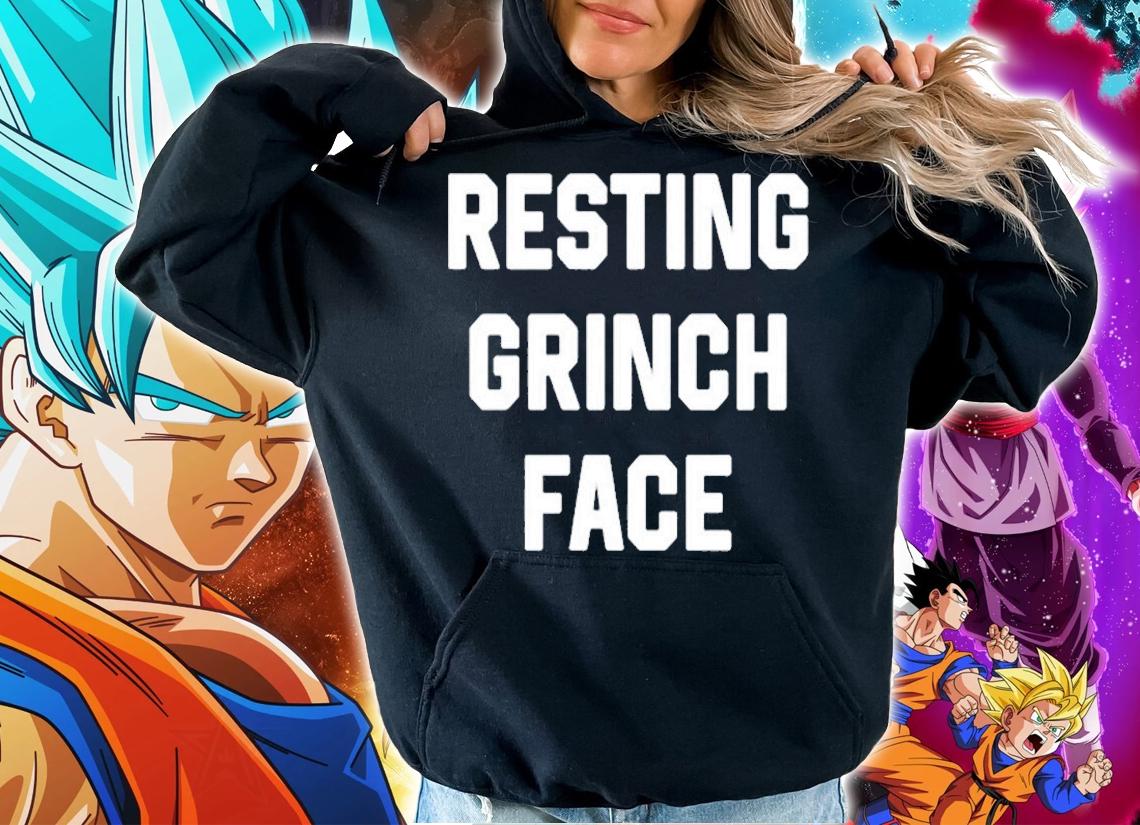 Resting Grinch Face T-Shirt hoodie