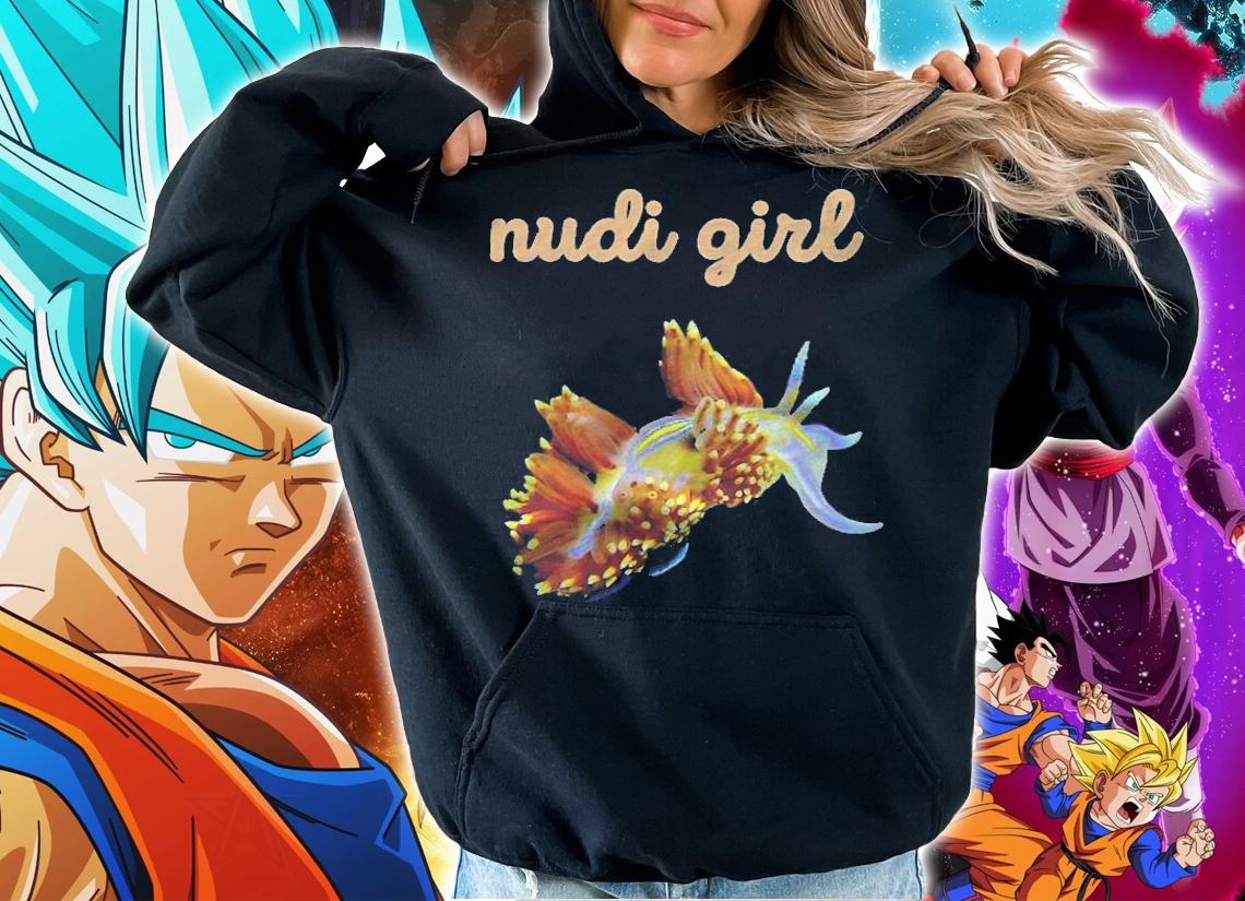 Scuba Diver Nudi Girl Nudibranch Shirt hoodie