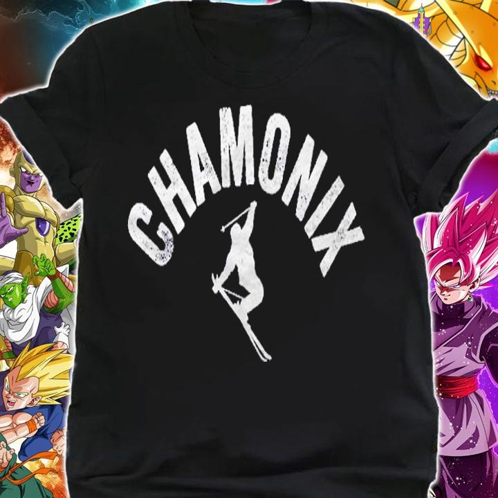 Ski Chamonix Mont Blanc Skier France Vintage Skiing Europe Pullover Shirt shirt