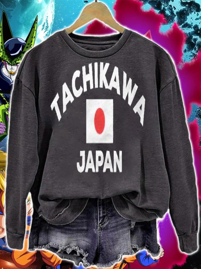 Tachikawa Japan Japanese Rising Sun Flag City Tourist Gift Shirt sweatshirt
