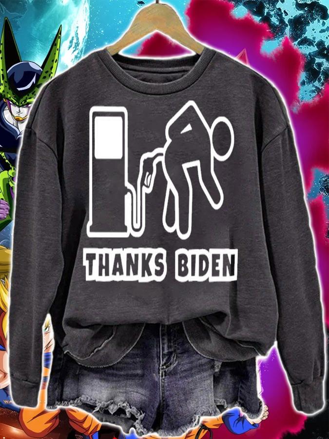Thanks Biden shirt, sweater hoodie and tank top sweatshirt