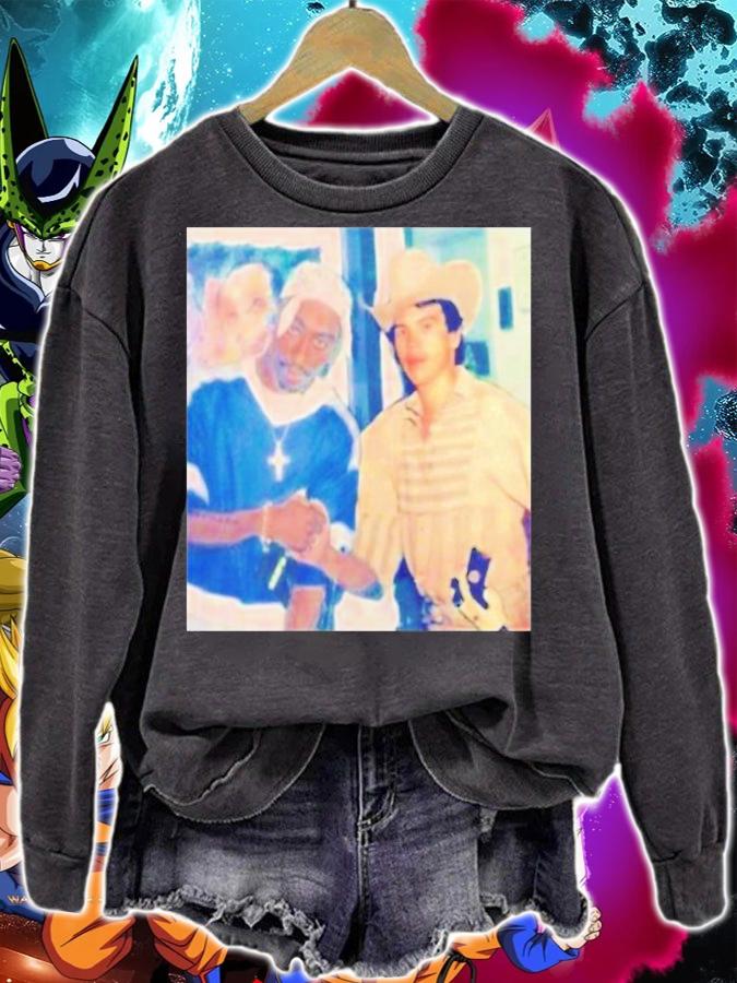 Tupac X Chalino Sanchez Metal Jorge R. Gutierrez Shirt sweatshirt